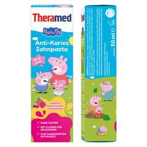 Theramed x Peppa Pig Anti-Karies Zahnpasta 0-6 Jahre